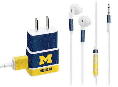 University of Michigan Jersey Split Phone Charger Skin